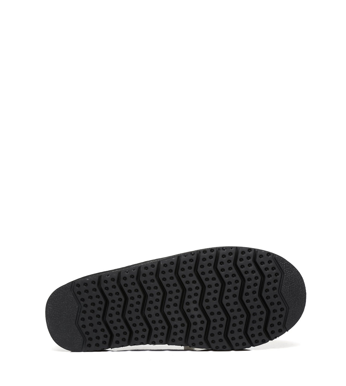 Men Bred Cow Suede Slipper in Black