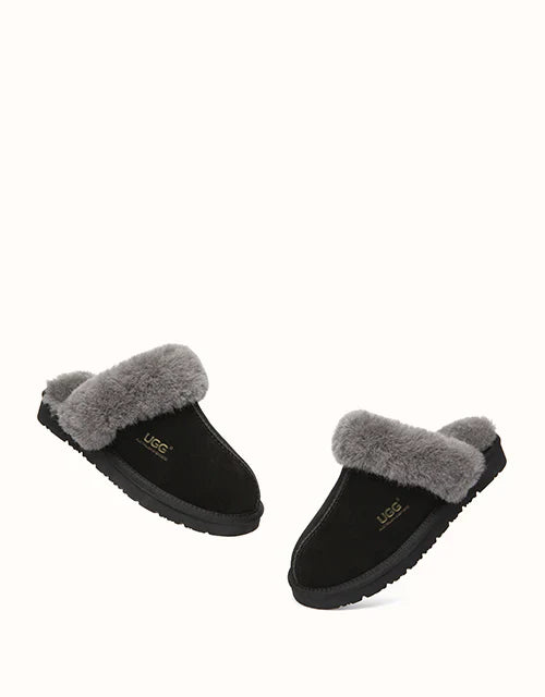 Muffin Slipper in Black