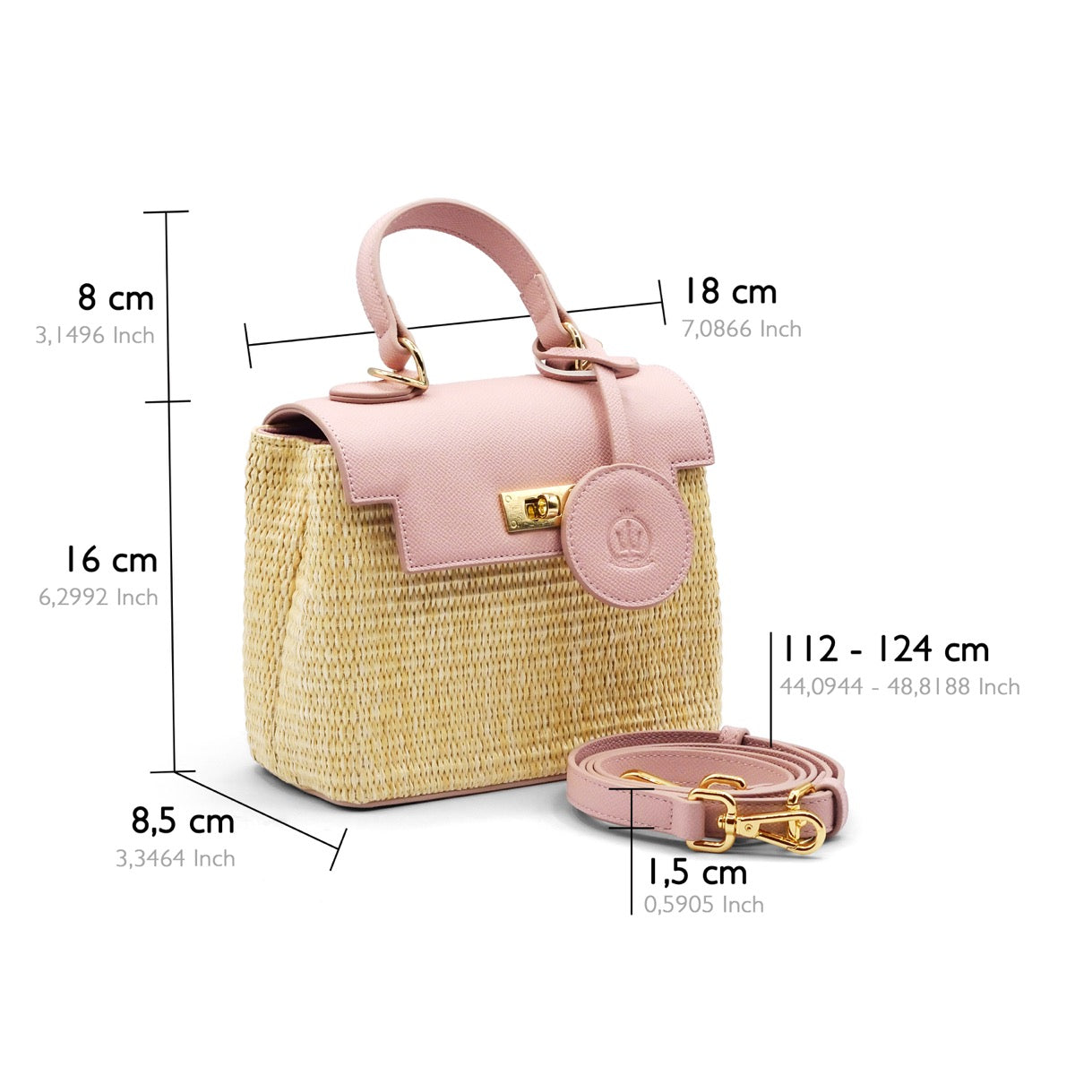 Manihi Handbag - Pink