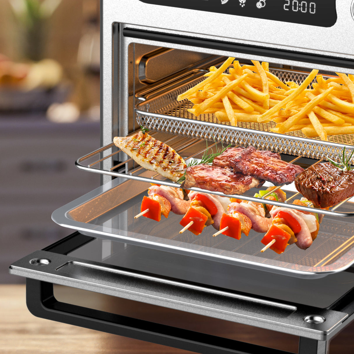 Kitchen Couture 10L Compact Air Fryer Oven