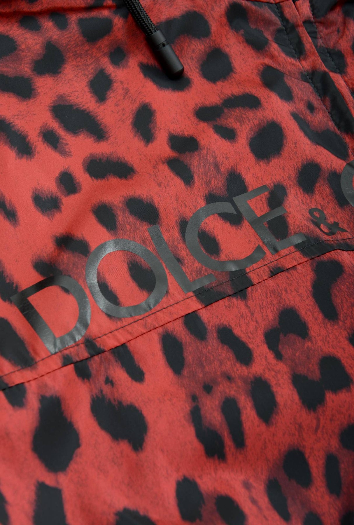 Dolce & Gabbana Men Animal Print Sport Hooded Jacket