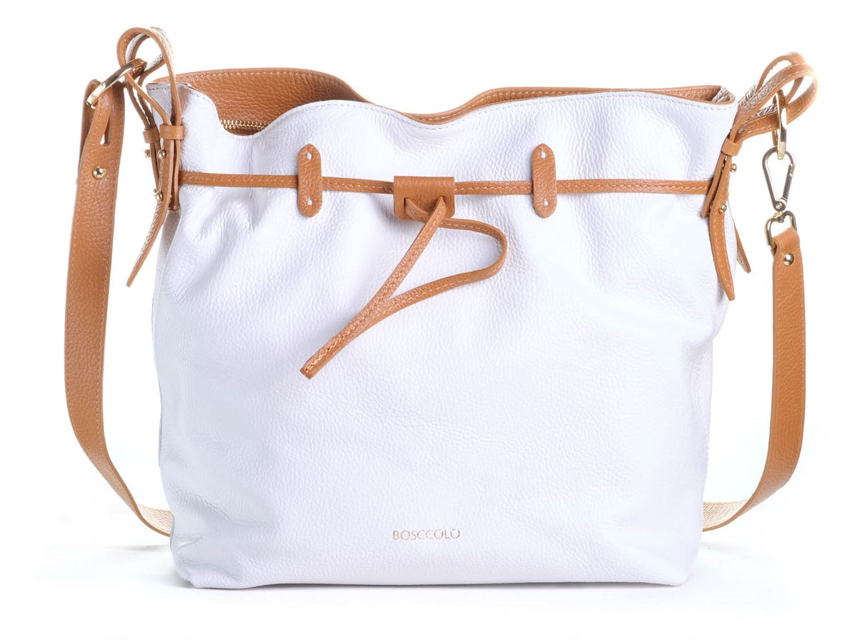 Bosccolo Drawstring Bag - White