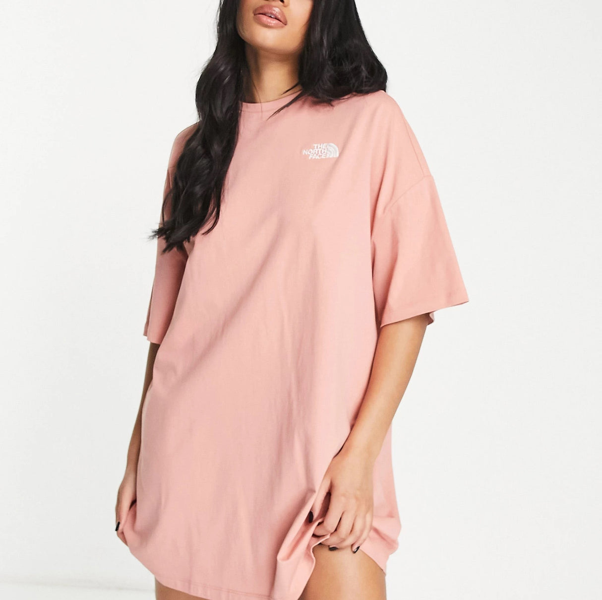 The North Face T-Shirt Dress In Pink