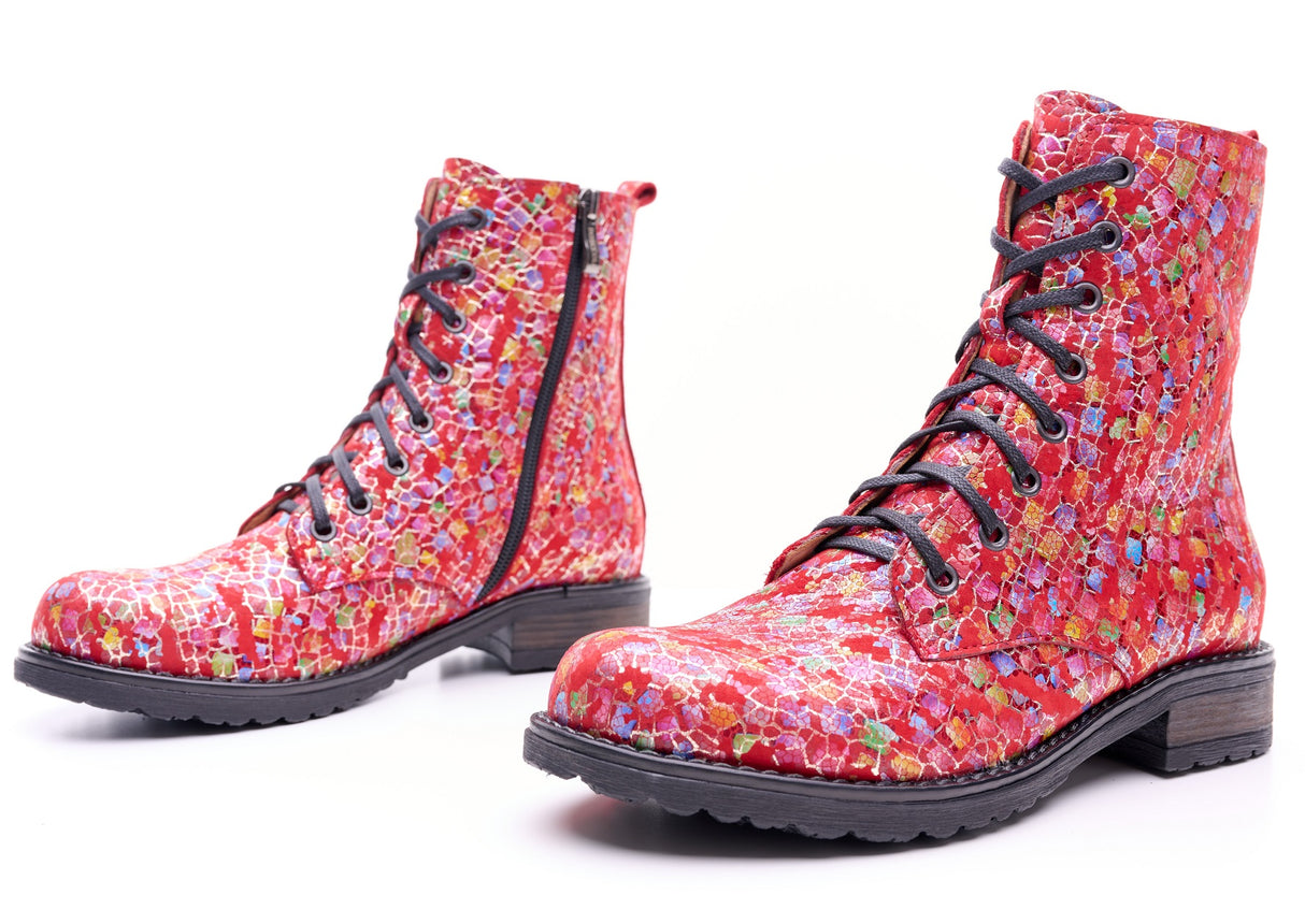 Bosccolo Womens Boots - Red