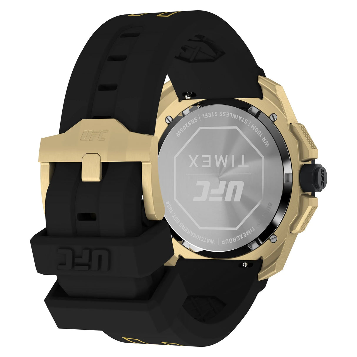 Timex UFC Icon Chrono Gold Black Silicone