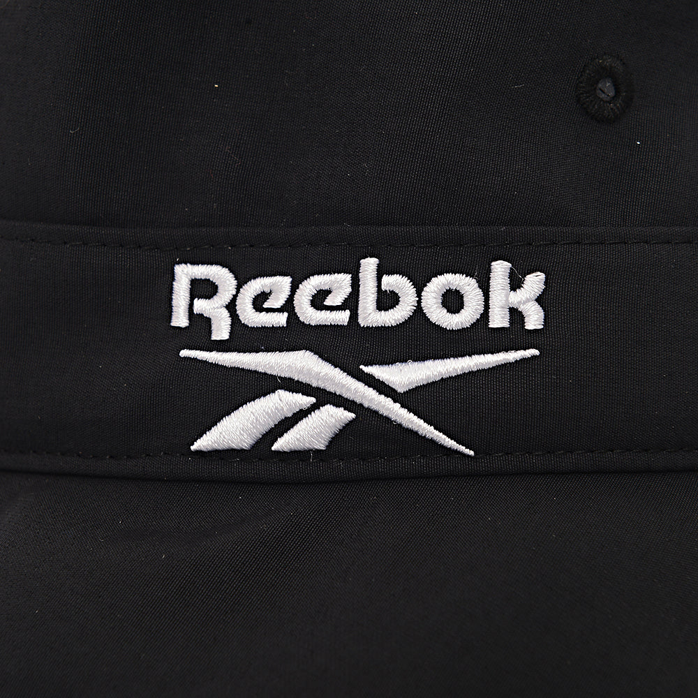 Reebok Logo Bucket Hat In Black