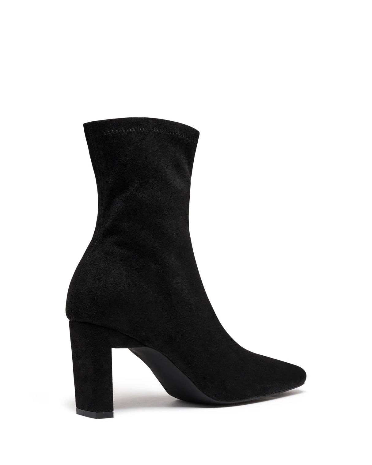 Therapy Bette Black Stretch Faux Suede