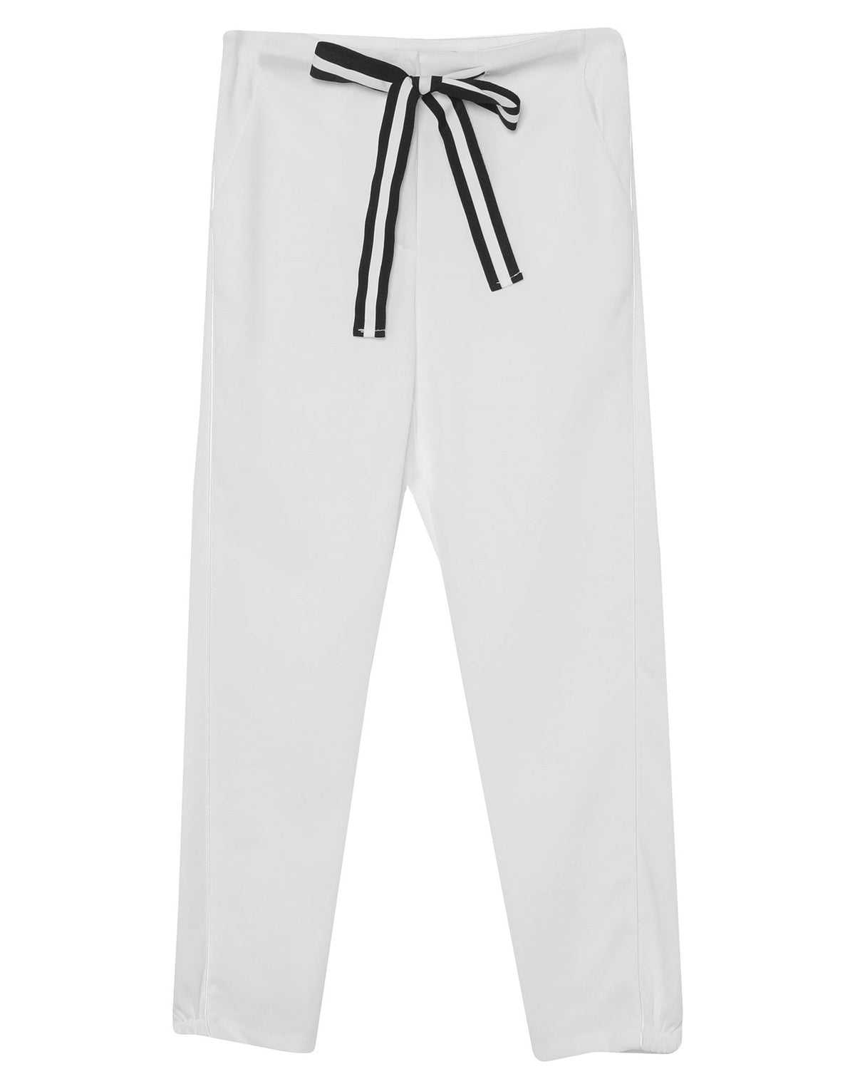 Soallure Womens Pants - White