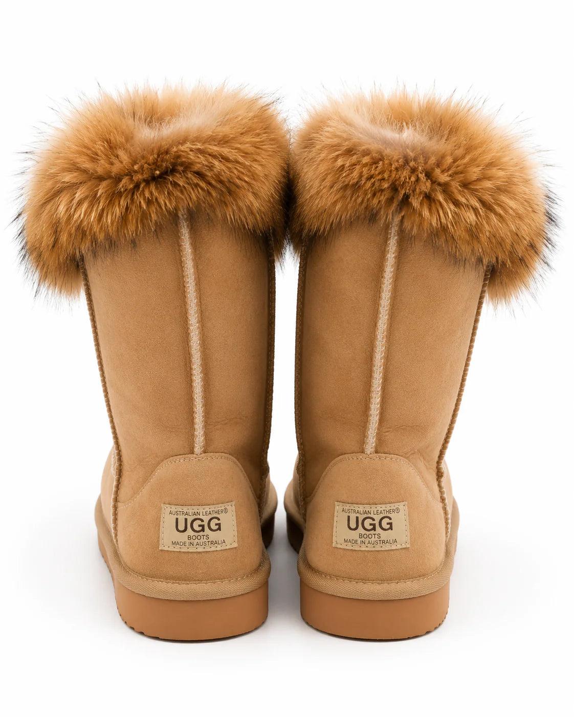 Australian Leather Ugg Long Uggs - Natural - AU8
