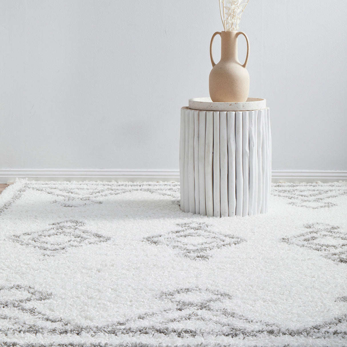 Casablanca Temara White Rug