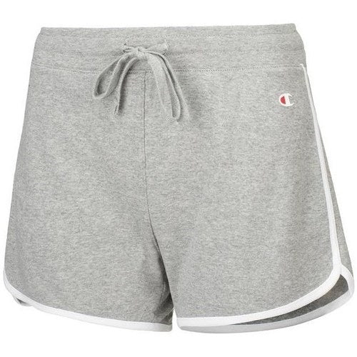 Champion Ribbed Shorts In Grey