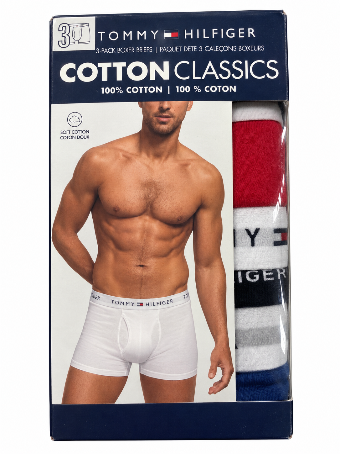 Tommy Hilfiger 3 Pack Briefs - Blue Ocean