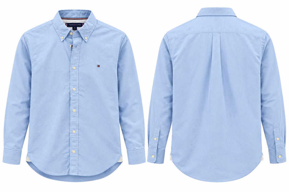 Tommy Jeans Men's Long Sleeve Oxford Shirt