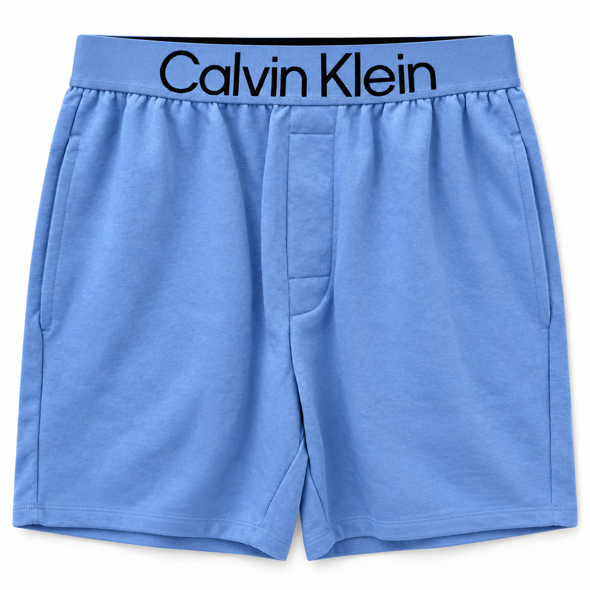 Calvin Klein Men's Bold Logo Sleep Short - Cornflower Blue
