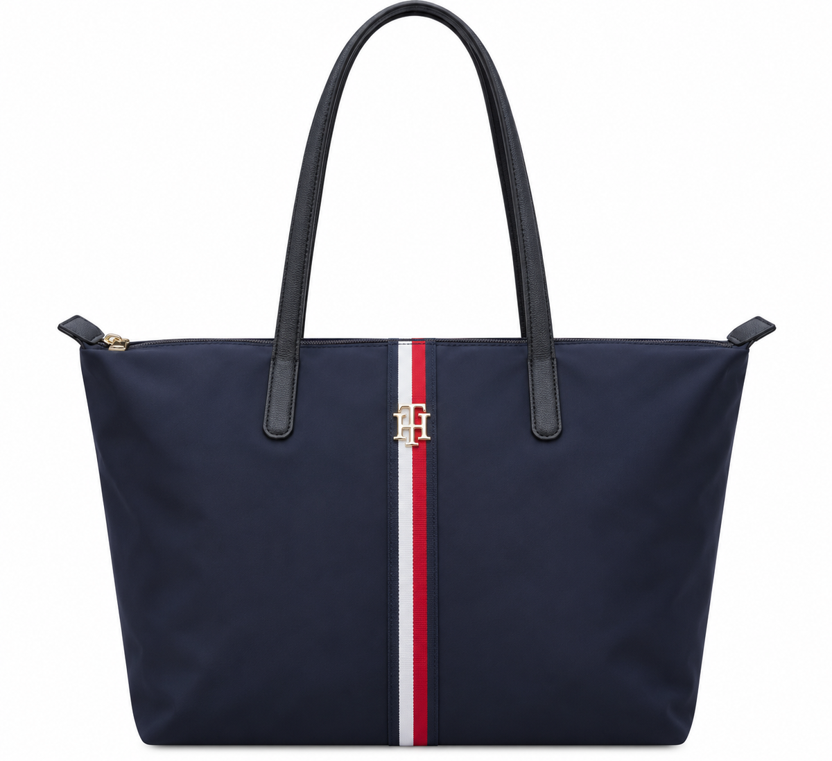Tommy Hilfiger Women's Darby Ii Smooth Nylon Tote - Tommy Navy
