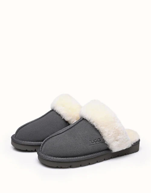 Muffin Slipper in Grey