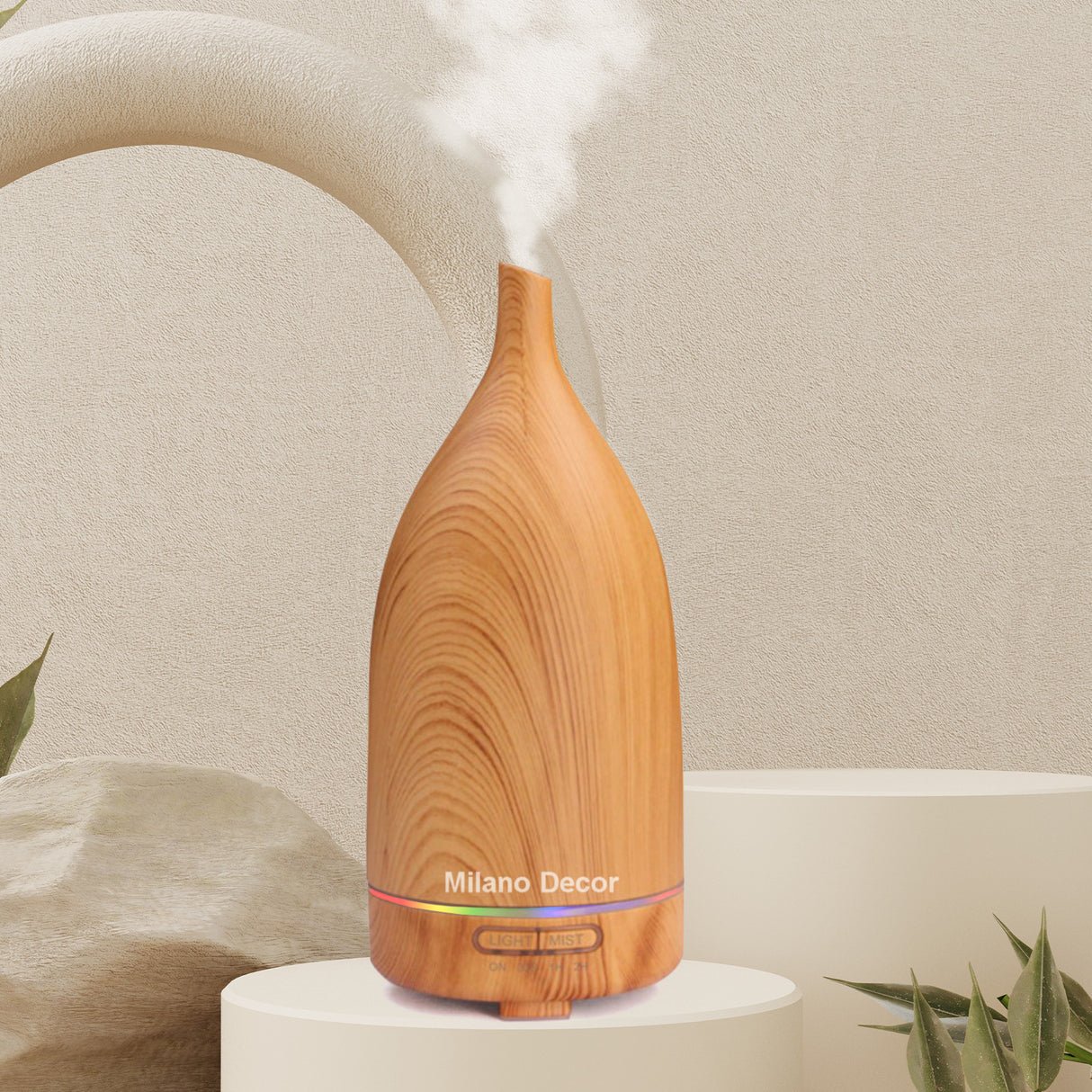 Milano Decor Light Wood Aroma Diffuser