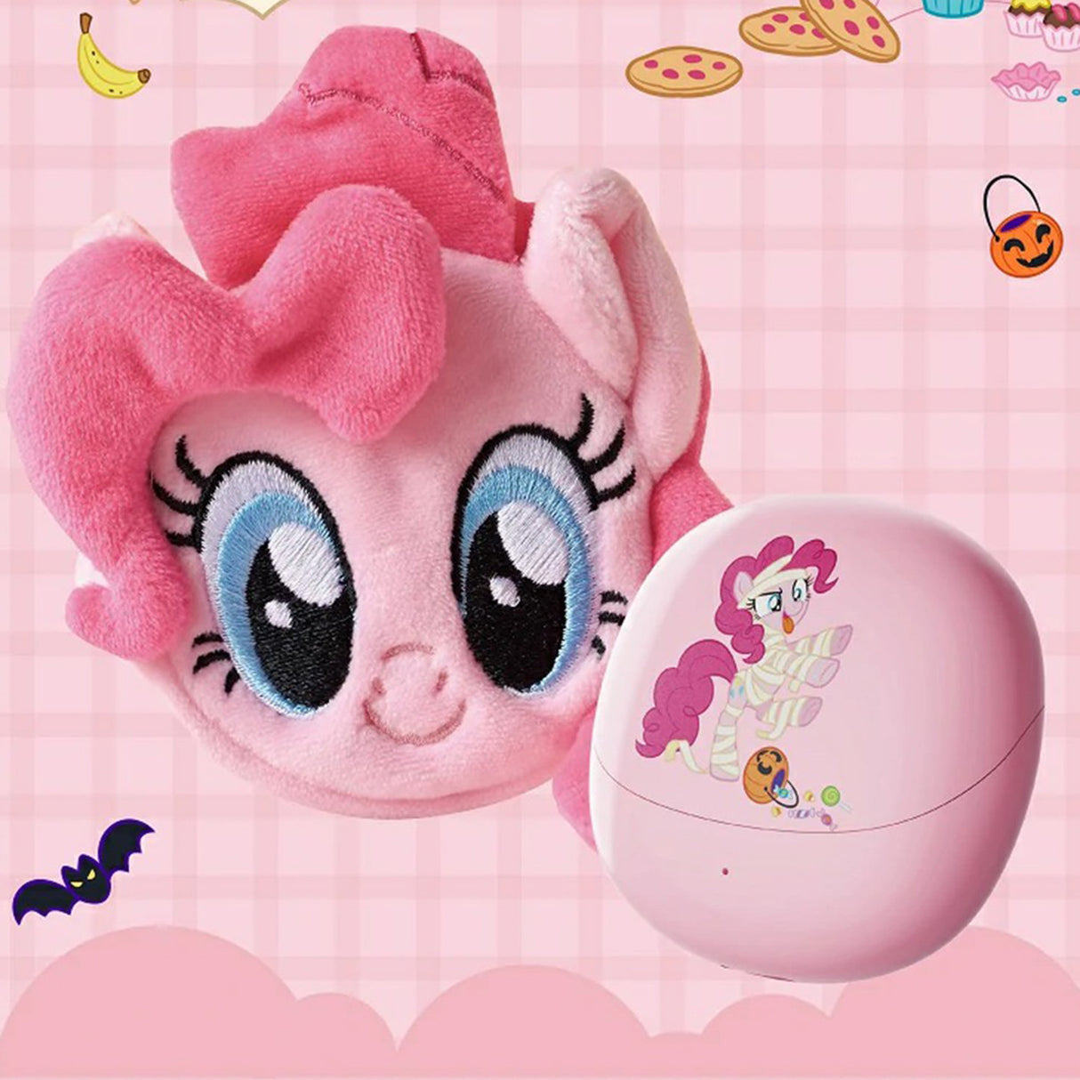 My Little Pony Halloween Vibe TWS Bluetooth Earbud Headphones Rechargeable MLP-A30 - Pink