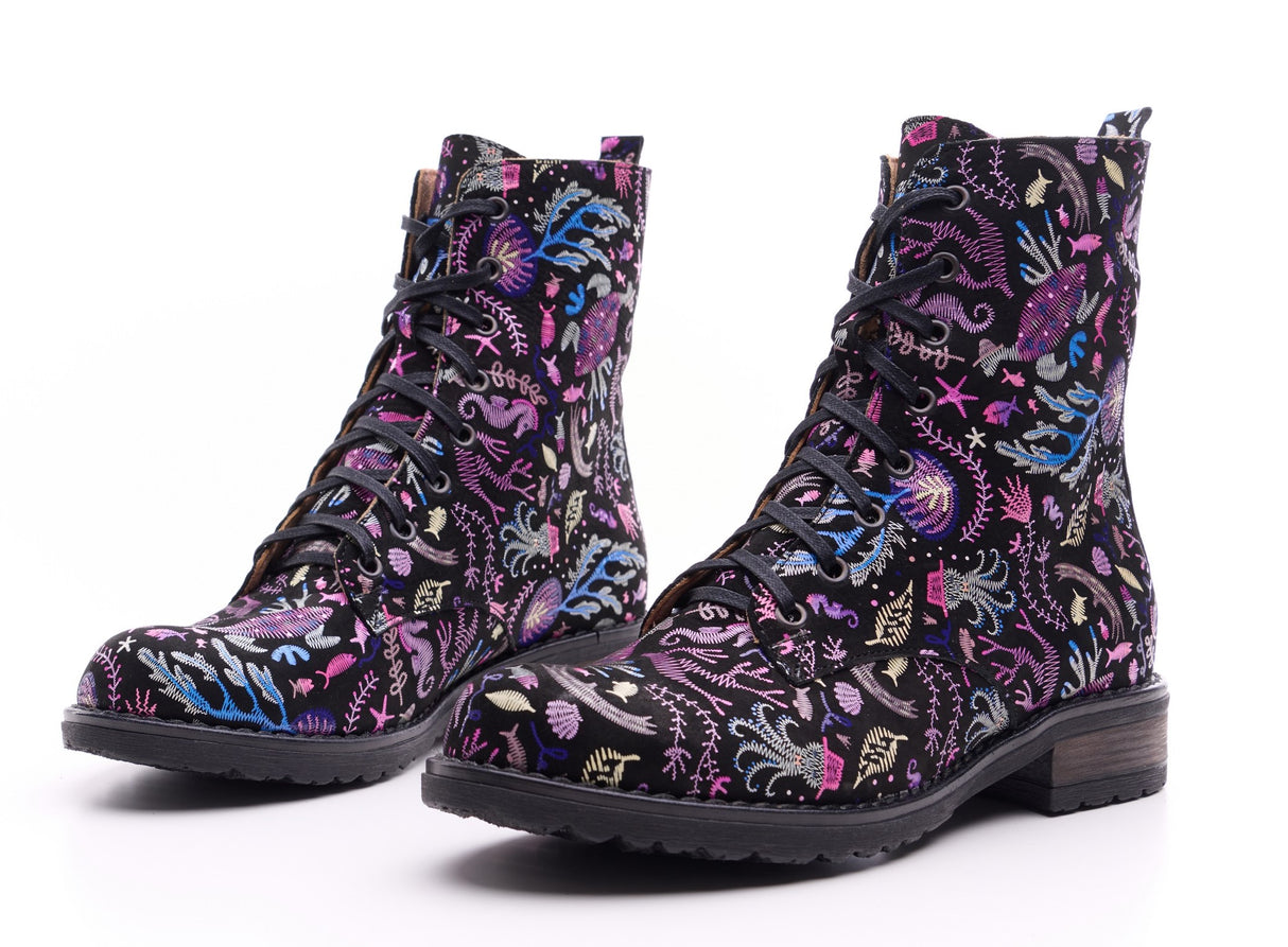 Bosccolo Womens Boots - Sealife Purple
