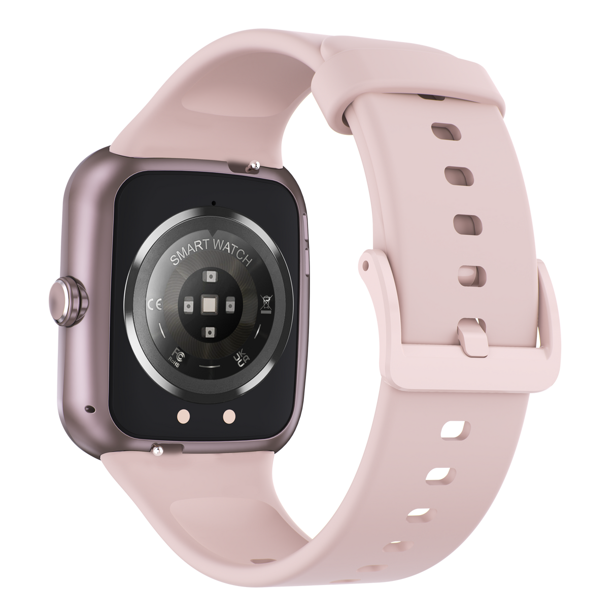 Bluetooth Smart Watch 1.96" TFT Touch Screen Temperature Heart Rate Blood Pressure BT 5.0 - Pink
