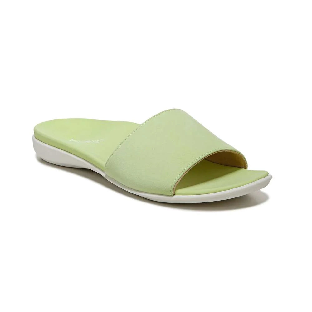 Vionic Val Slide - Pale Lime