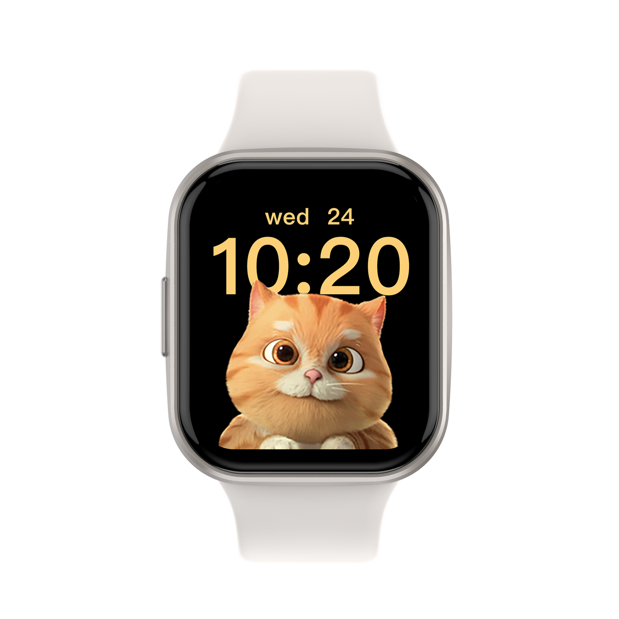 Bluetooth Smart Watch 1.83" Touch Screen Heart Rate BT 5.3 - Silver