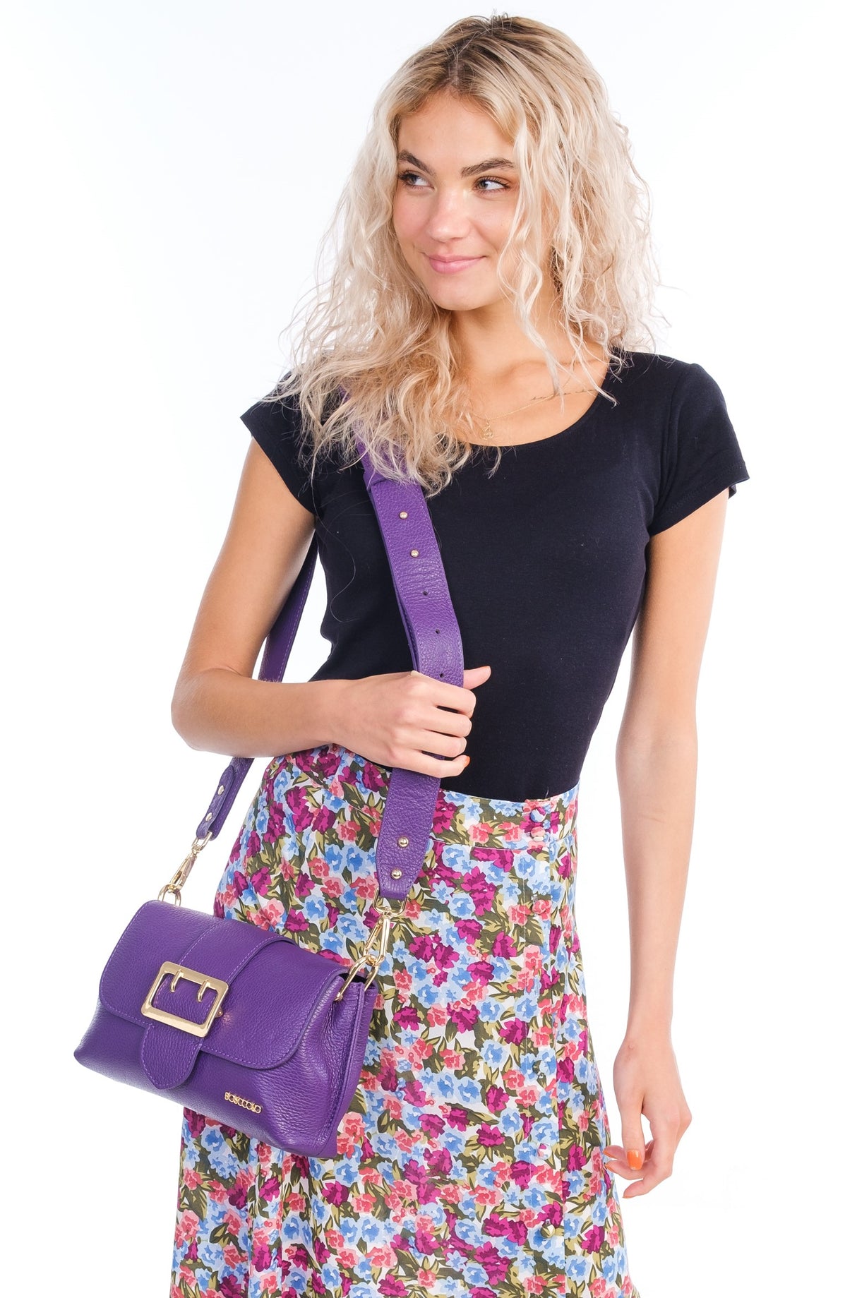 Bosccolo Shoulder Bag - Purple