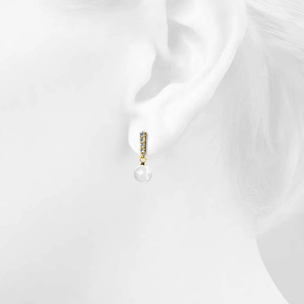 Krystal Couture Lustrous Earrings Embellished with SWAROVSKI Crystals