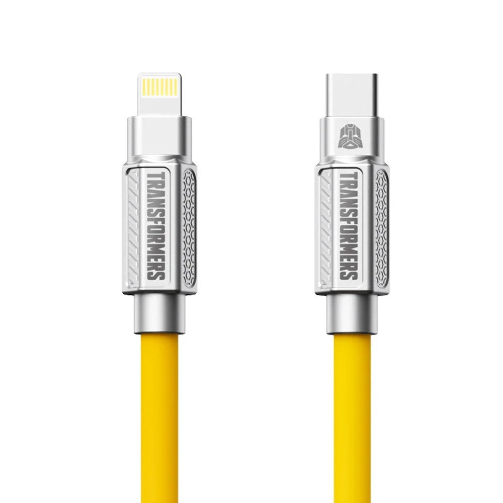 Transformers Type-C USB to Apple Fast Charge 100W / 5A Data Cable USB TF-A07 - Yellow