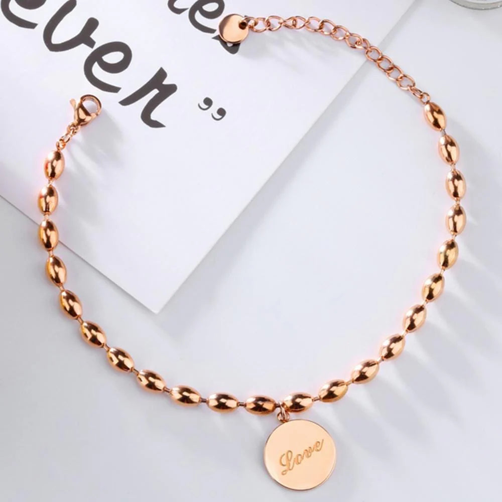 Bullion Gold Love Note Bracelet