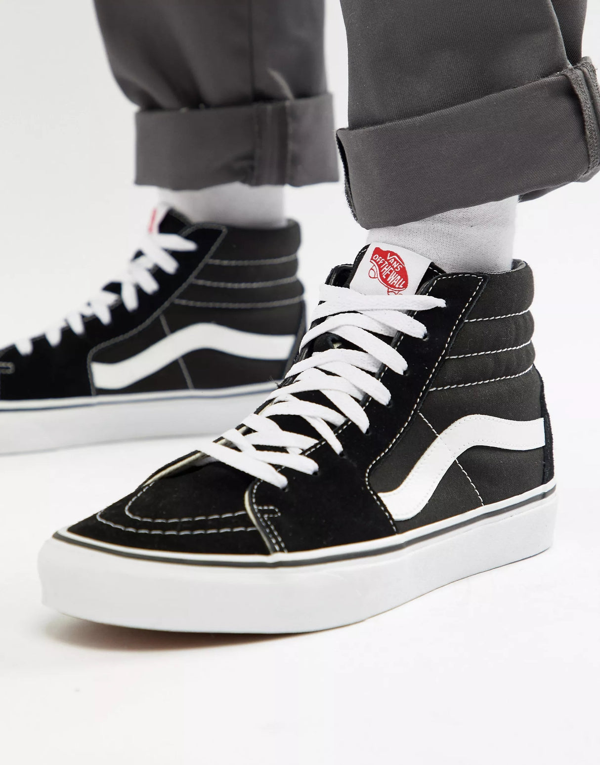 Vans Sk8-Hi Trainers In Black