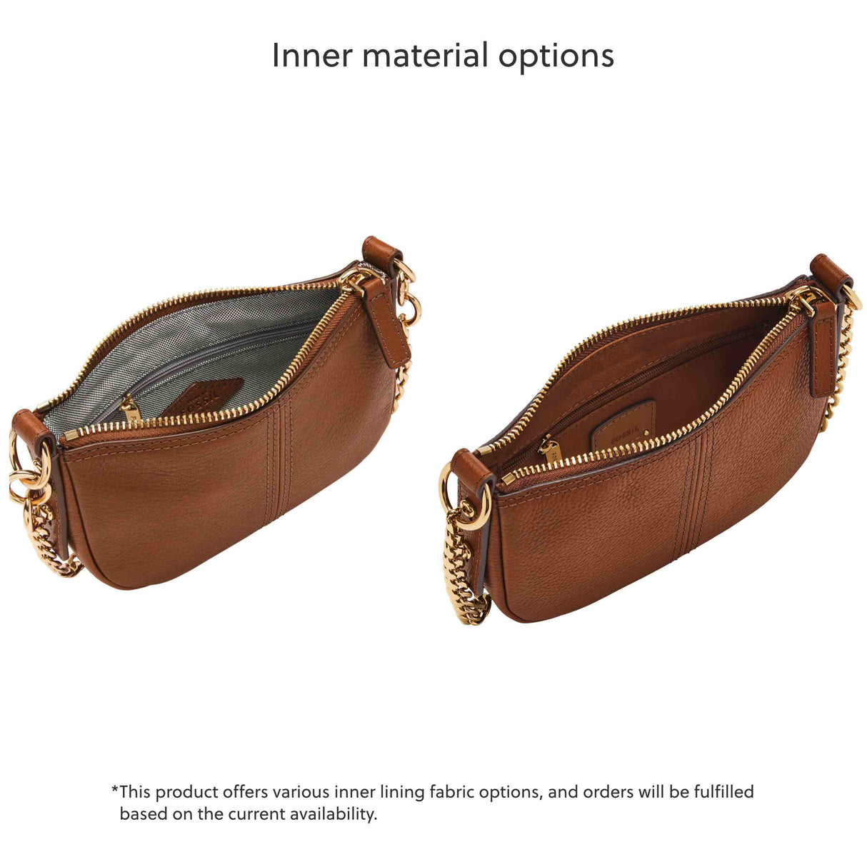 Fossil Jolie Brown Mini Crossbody Bag