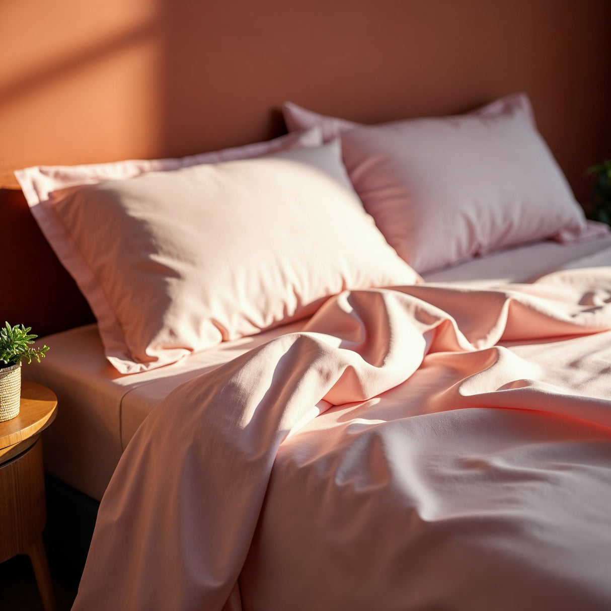 Royal Comfort Balmain 1000TC Bamboo cotton Sheet Sets- Blush