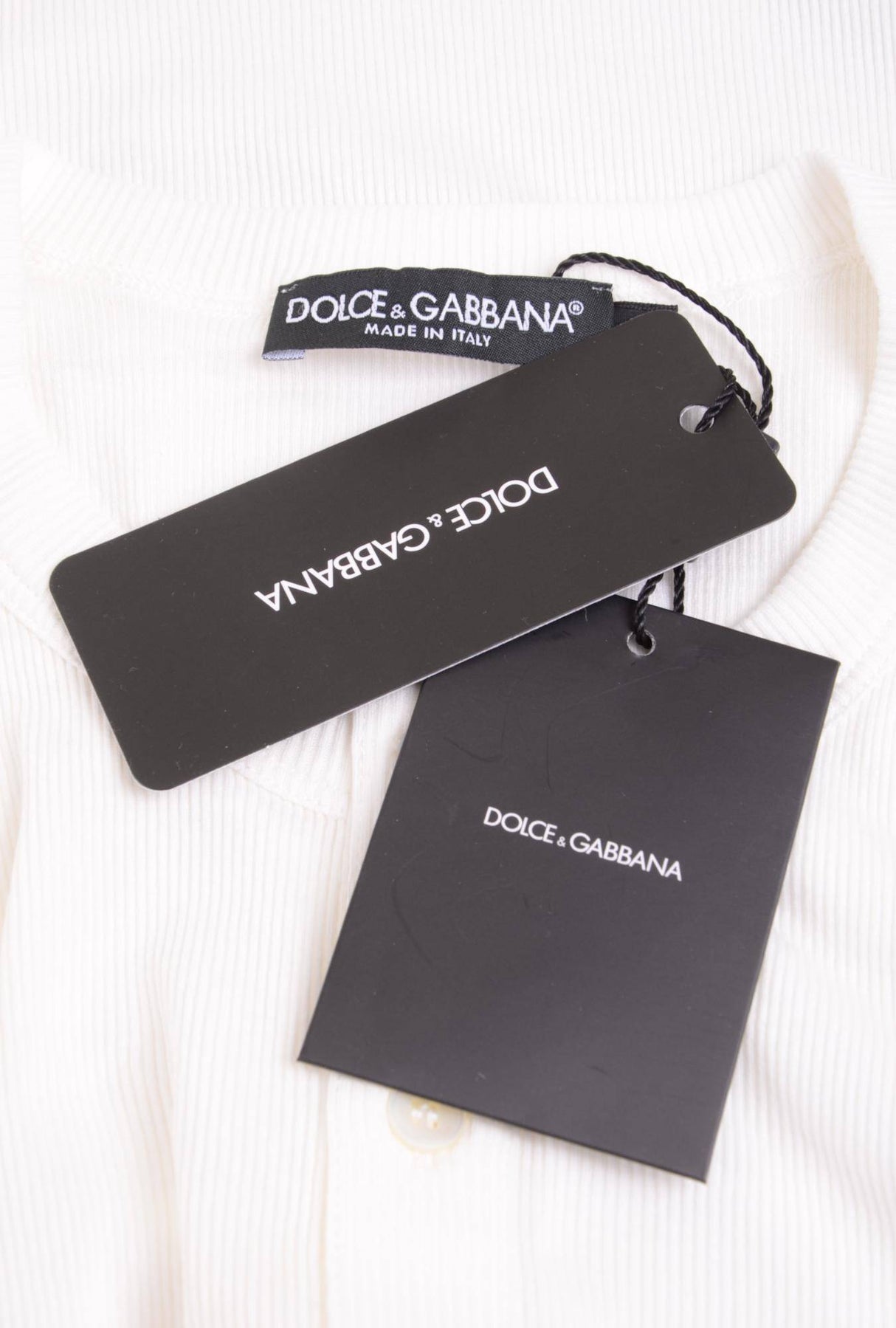 Dolce & Gabbana Men Henley Short Sleeve T-shirt