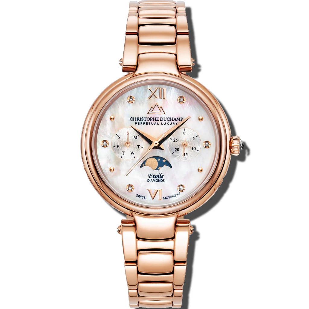Christophe Duchamp Etoile - White Dial & 316L Stainless Steel Strap