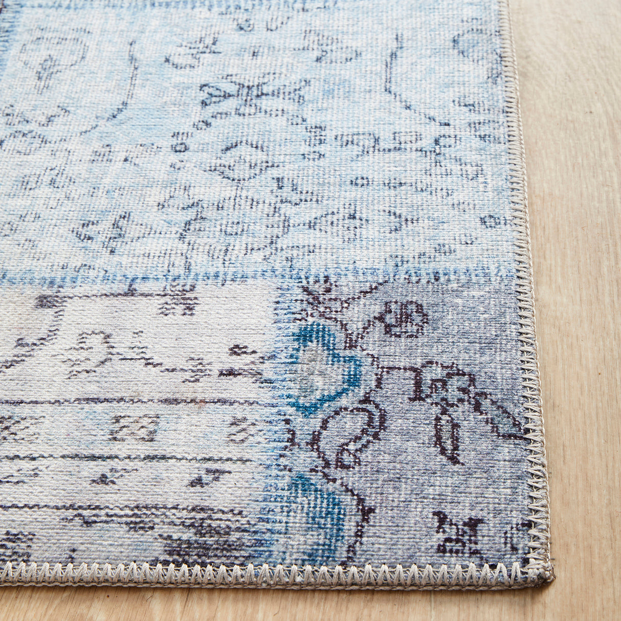 Illusions 121 Denim Runner Rug