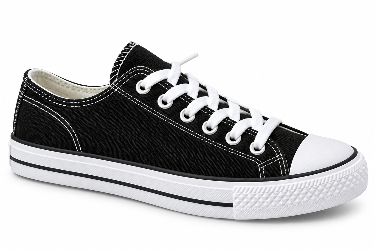 SoulCal Women's Canvas Low Shoes - Black