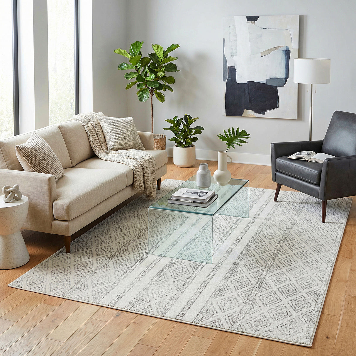 Oasis 450 Grey Rug