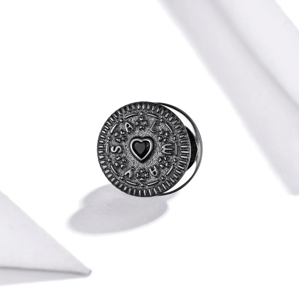 Solid 925 Sterling Silver ALWAYS Chocolate Biscuit Pandora Inspired Charm