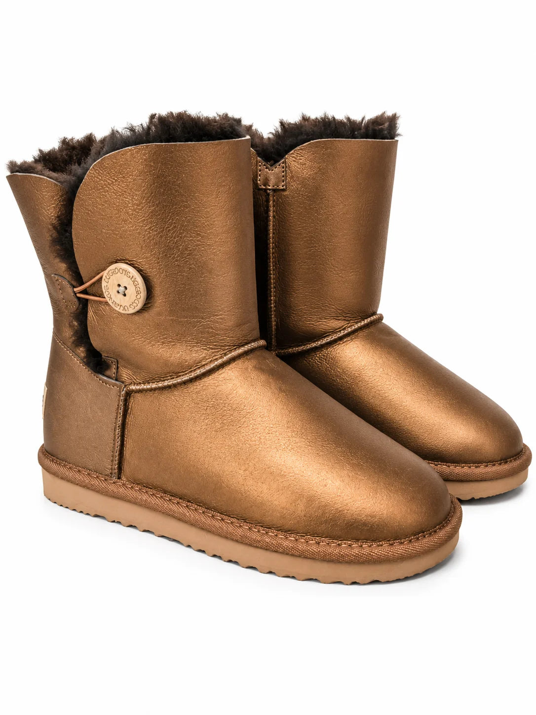 Australian Leather Ugg 1Button Classic Short - Bronze - AU9