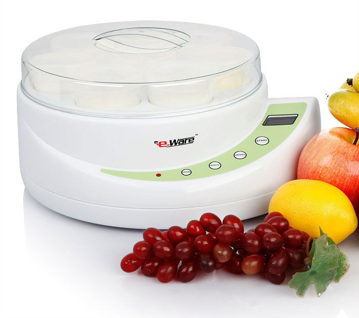 Electric Yoghurt Maker 8 Cup Digital Lcd Temp Timer 150Ml Cup X8 Xj-5K102