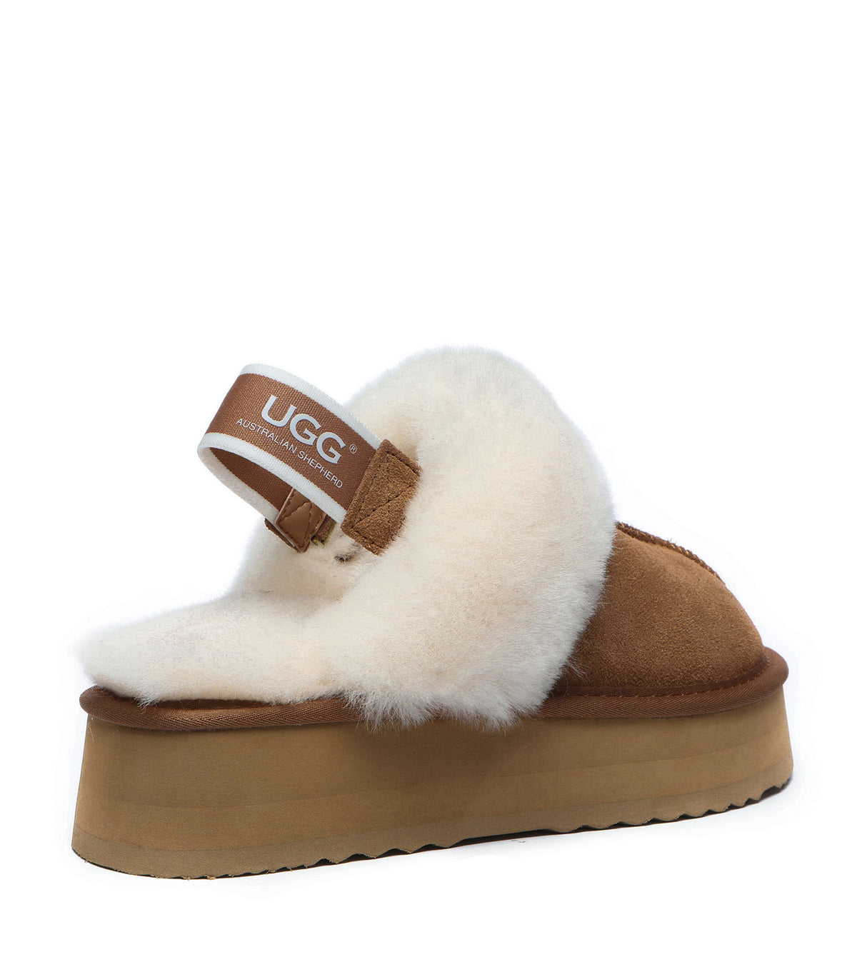 Australian Shepherd UGG Waffle Platform - Chestnut