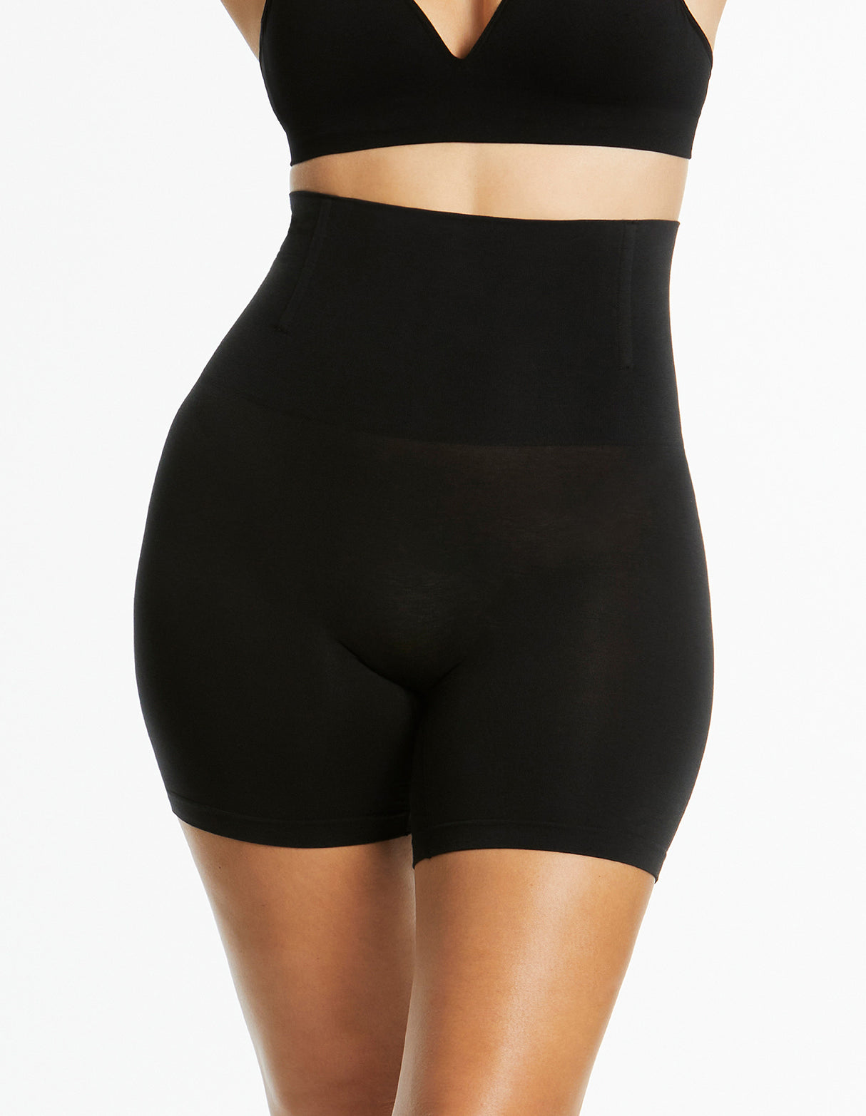 Ambra Soft Fusion Hi Waist Short - Black