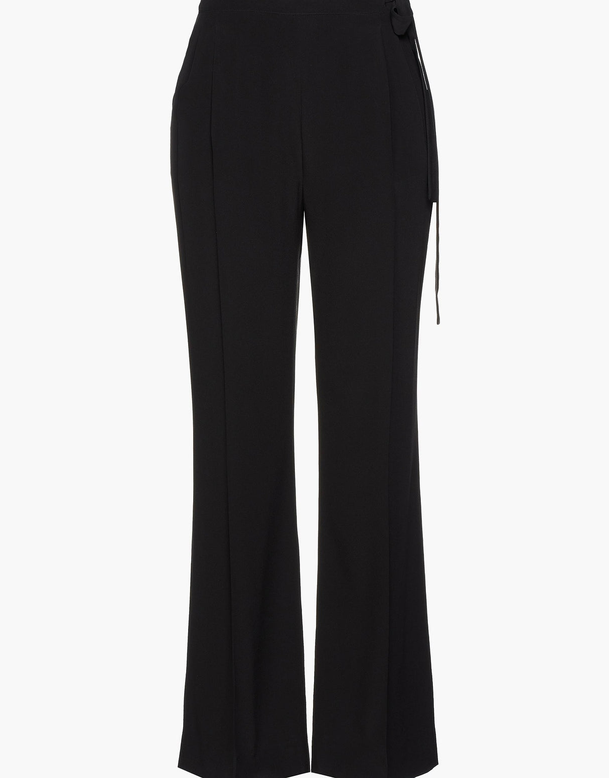 Prada Womens Wide Leg Pants - Black