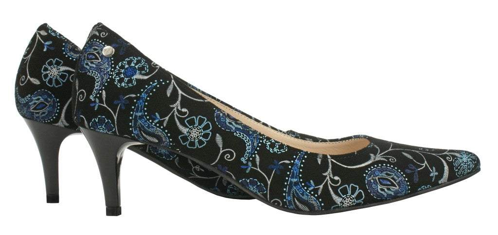 Bosccolo Womens High Heels - Blue/Black