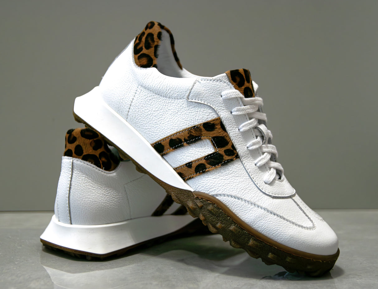 Bosccolo Womens Sneakers - White + Panther
