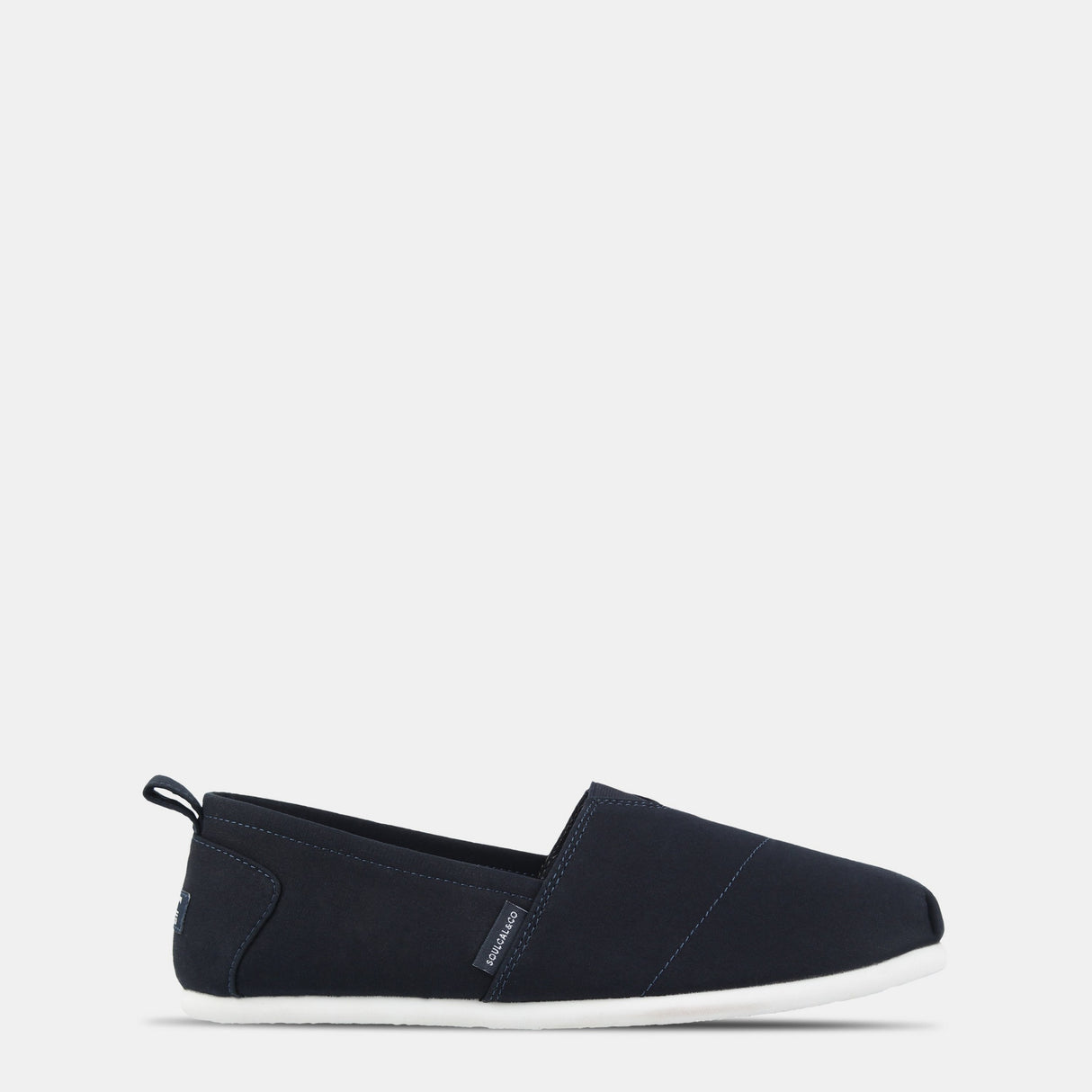 SoulCal Men's Long Beach Men's Canvas Slip Ons Navy