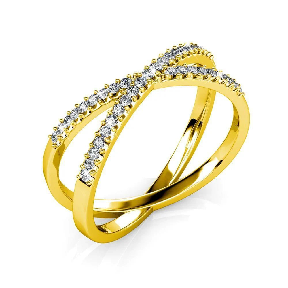 Krystal Couture Synergy Ring Embellished with SWAROVSKI Crystals
