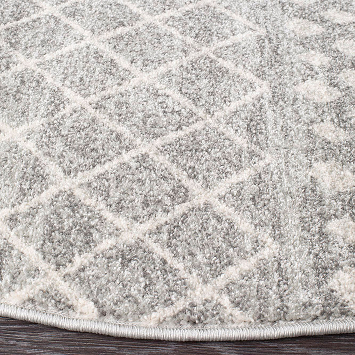 Oasis 453 Grey Round Rug