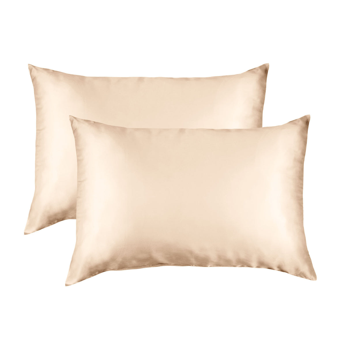 MULBERRY SILK PILLOW CASE TWIN PACK - SIZE: 51X76CM - CHAMPAGNE PINK